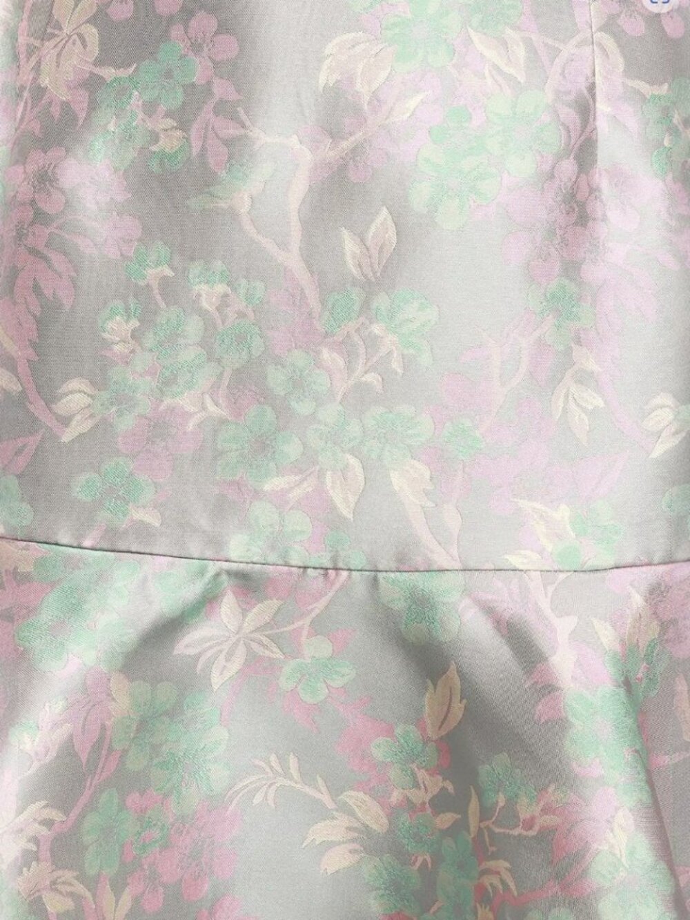 Lulus Royal To Be Lavender Floral Jacquard Ruffled Skater Dress NWT - Picture 5 of 9